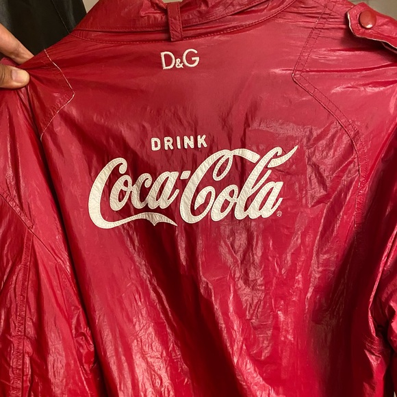 Authentic Dolce & Gabana Coca Cola Bomber 100% polyester lined. Details in photo - Picture 3 of 9